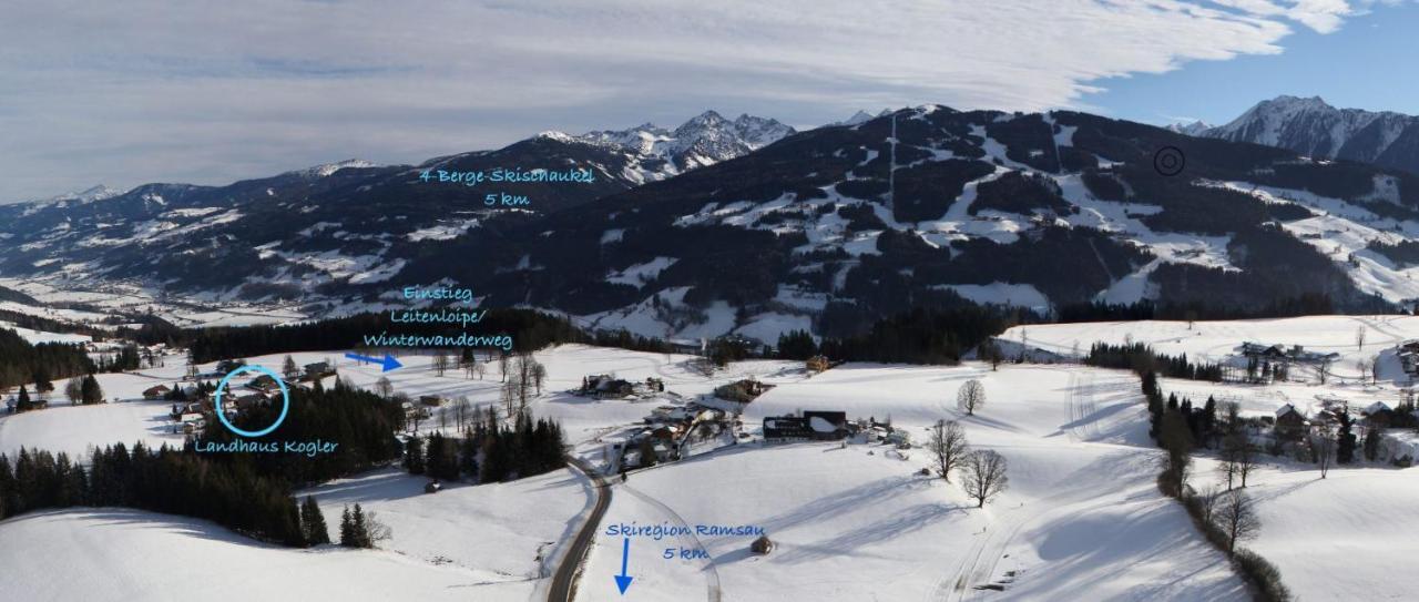 Landhaus Kogler Apartman Ramsau am Dachstein Kültér fotó